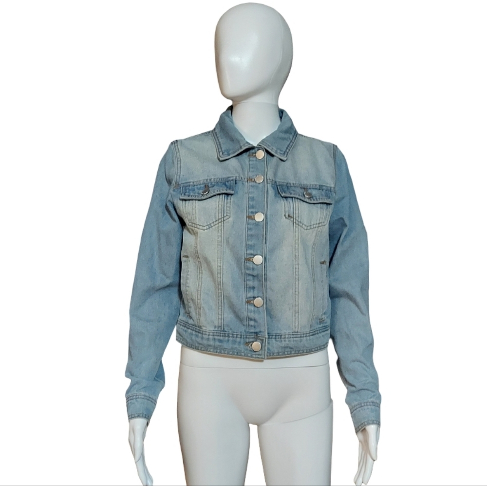 Ci Sono Denim Collection Jean Jacket In Medium Wash